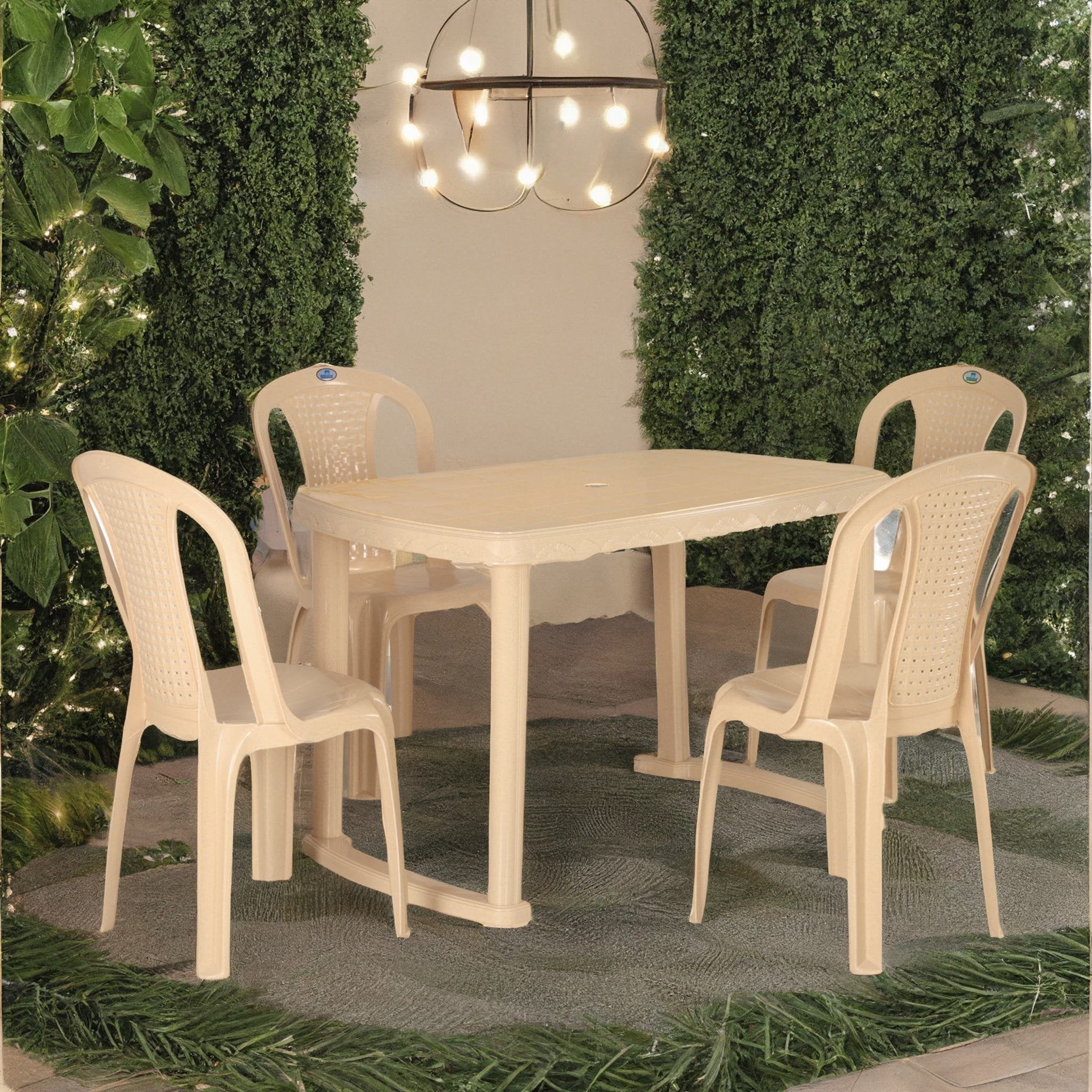 Nilkamal Shahenshah 4 Seater Dining Set - Nilkamal | VK Furniture & Electronics Mangalore