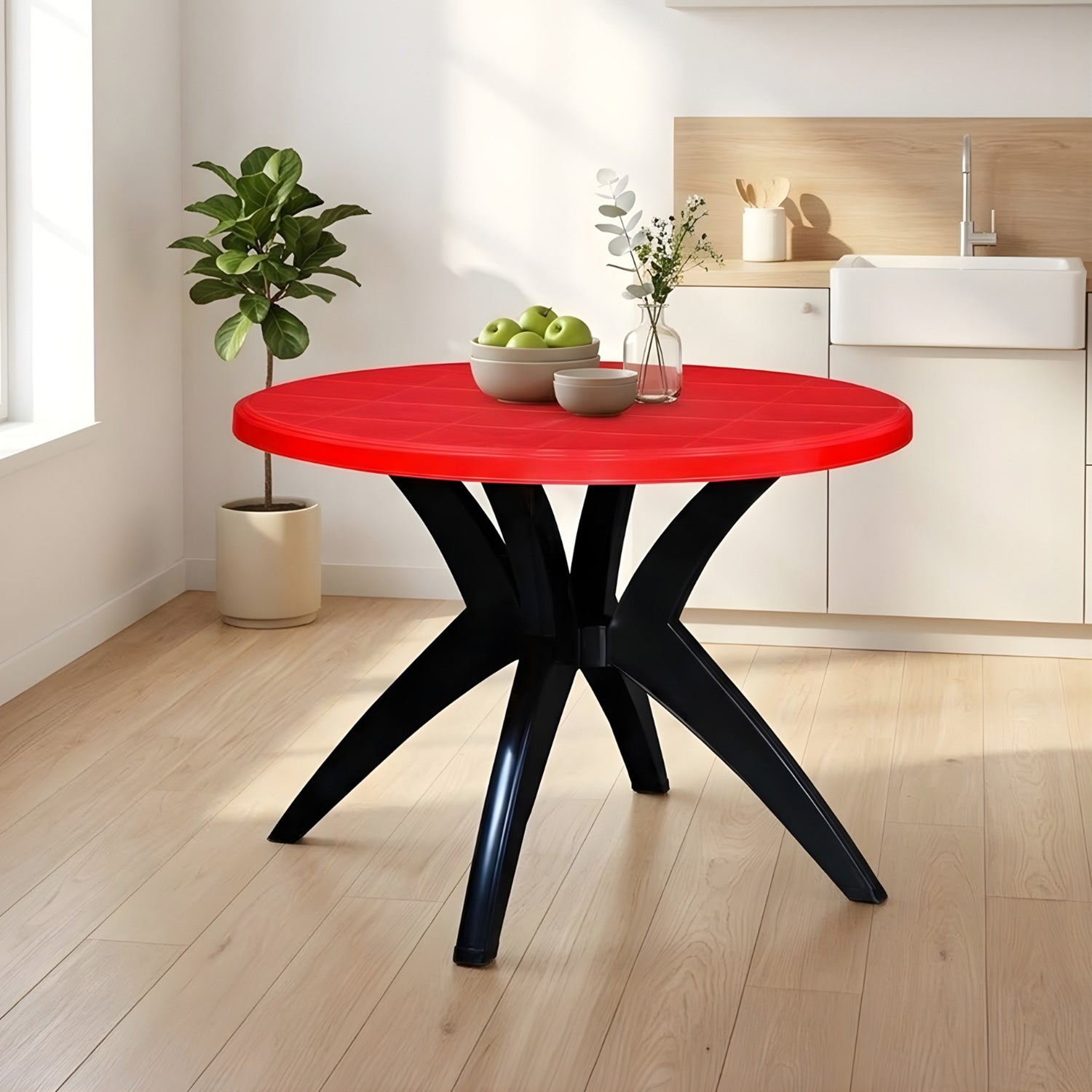 Nilkamal Meridian Kross Leg Dining Table