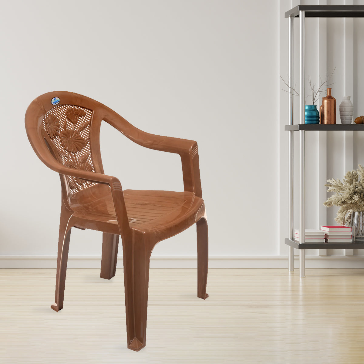 NILKAMAL CHR2060 PLASTIC CHAIR WITH ARM — Nilkamal | VK Furniture Mangalore