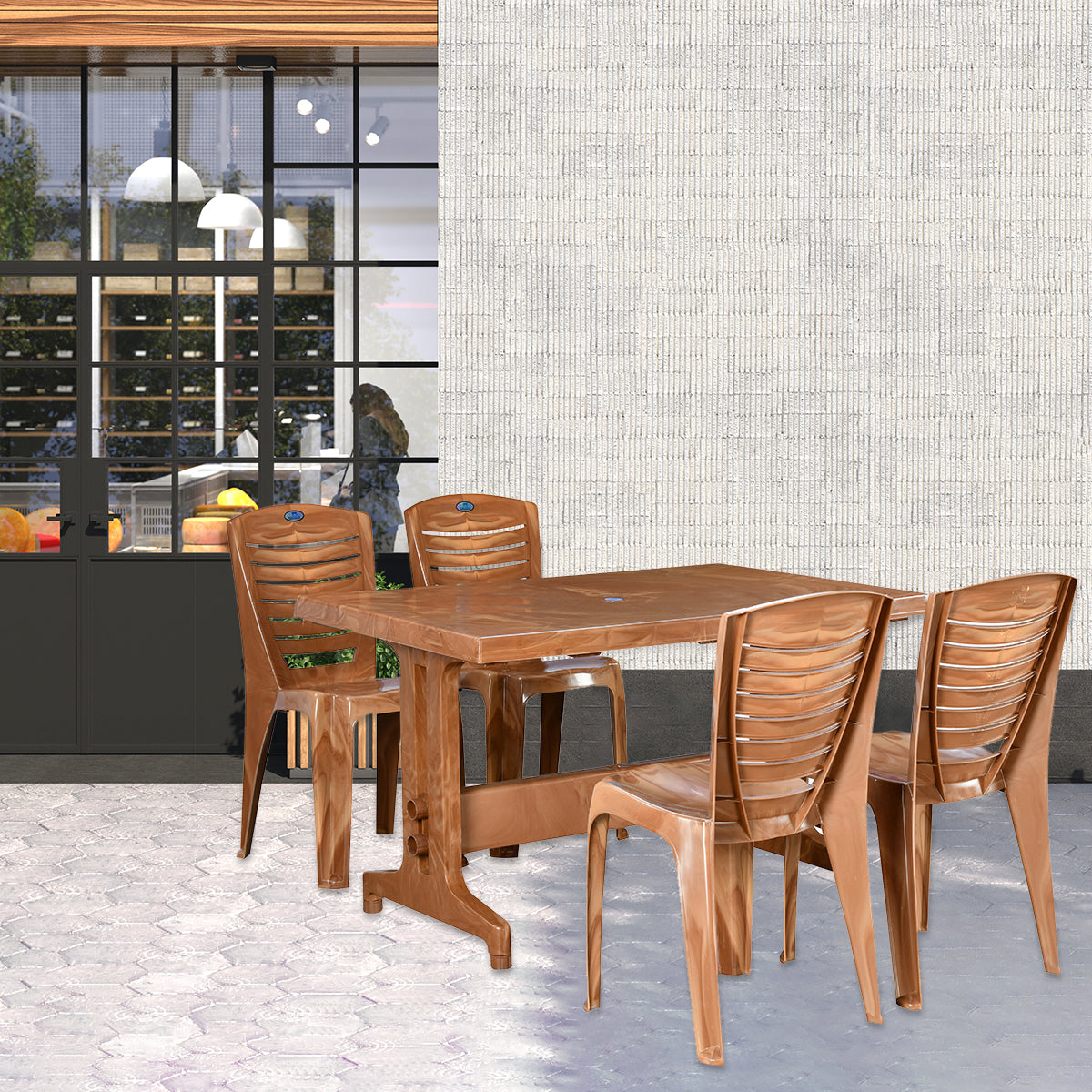 Nilkamal Ultima 4 Seater Dining Set - Nilkamal | VK Furniture & Electronics Mangalore
