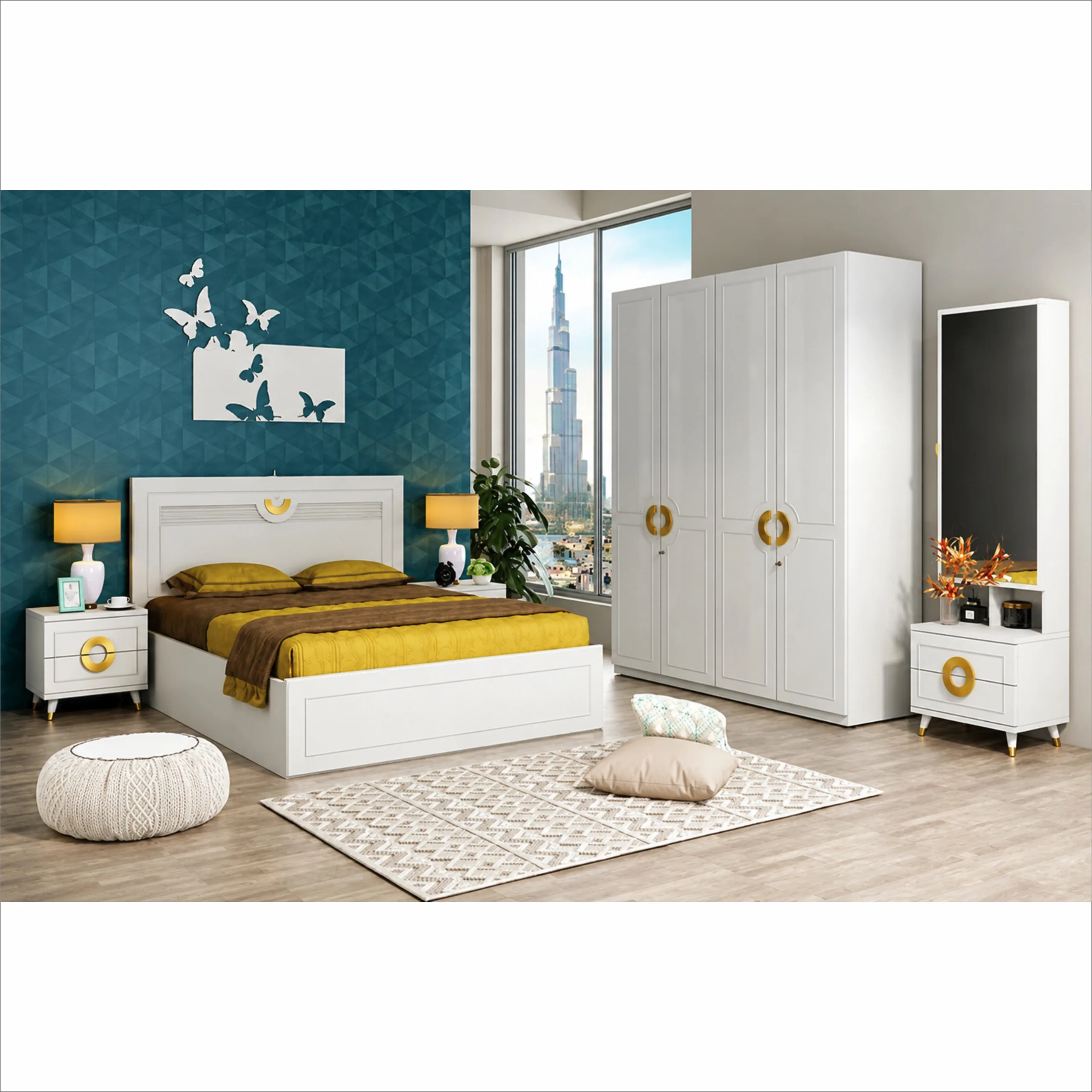 VK Bedroom Set (Without Storage)