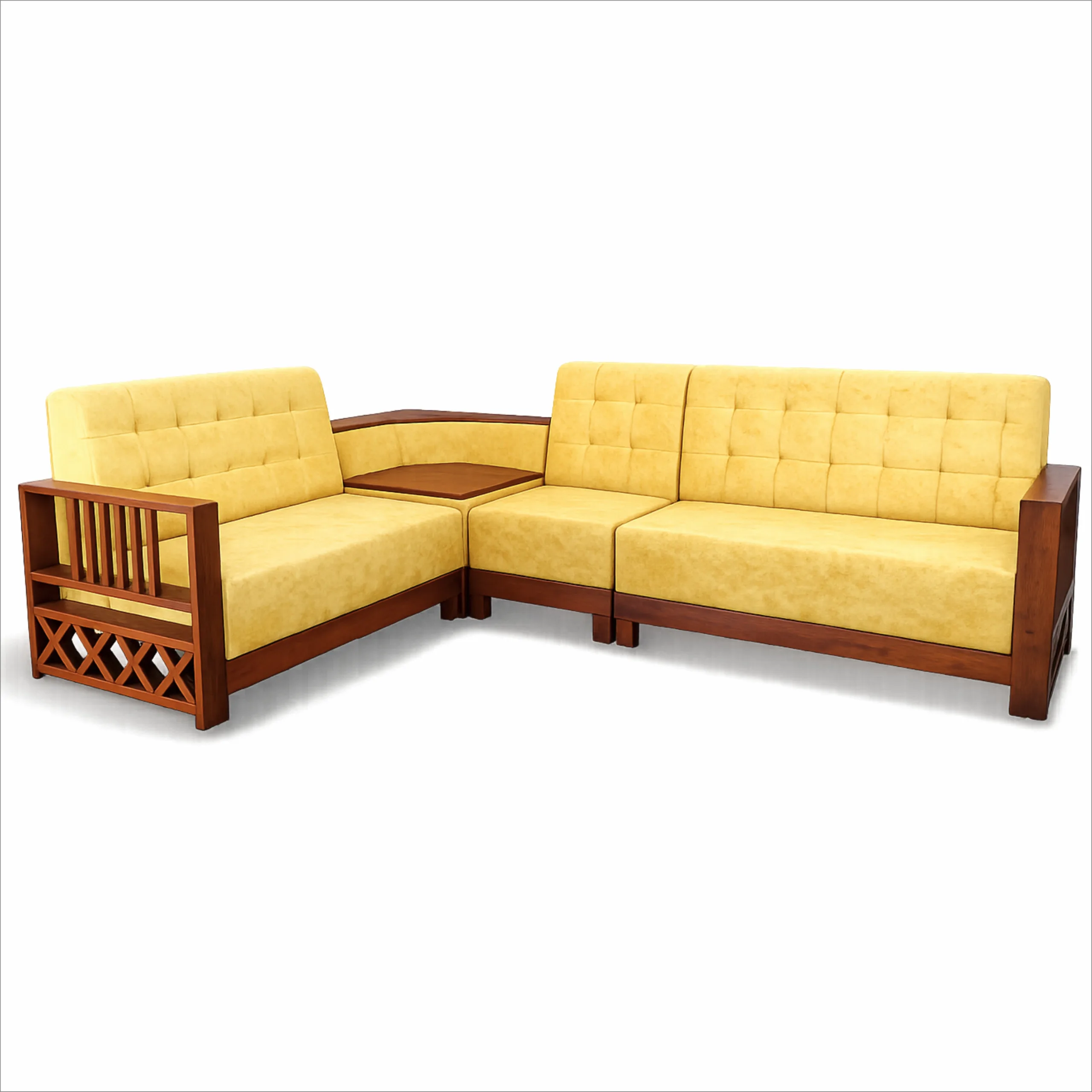 VK Signature Acacia Corner Sofa