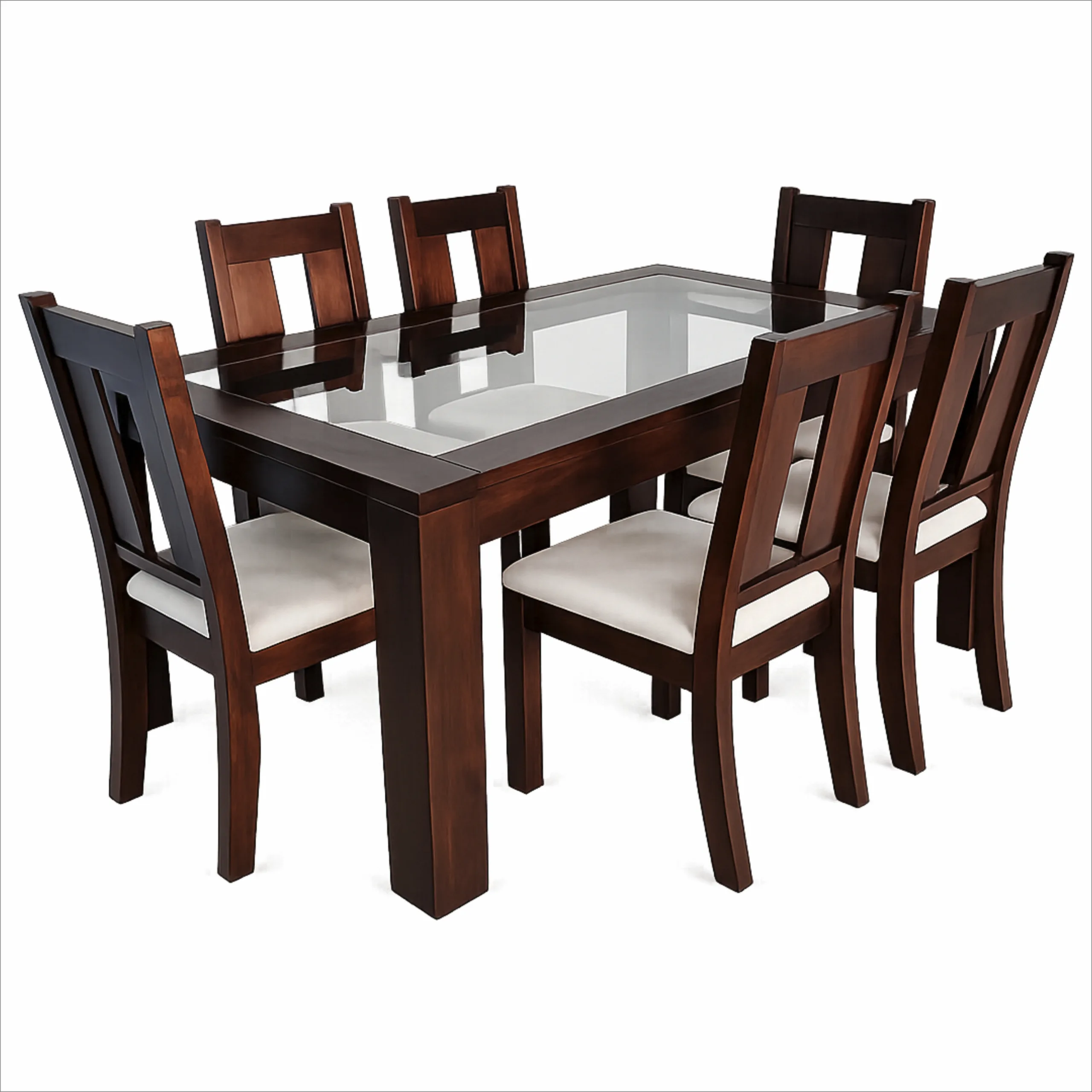 VK Supreme Teak 6-Seater Dining Set