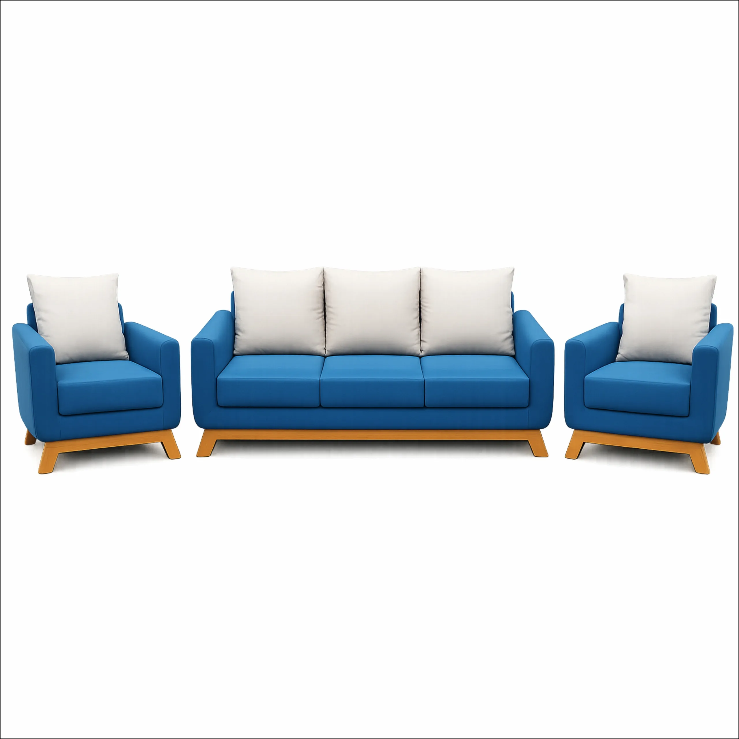 VK Vintage Cushion Sofa (3+1+1)