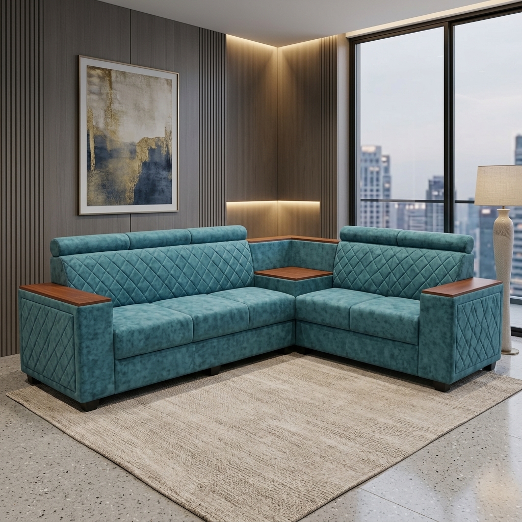 VK BUTTERFLY CORNER SOFA SET