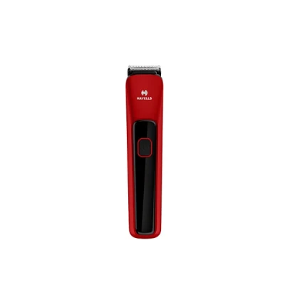 HAVELLS RECHARGEABLE BEARD TRIMMER (RED) — Havells | VK Furniture Mangalore