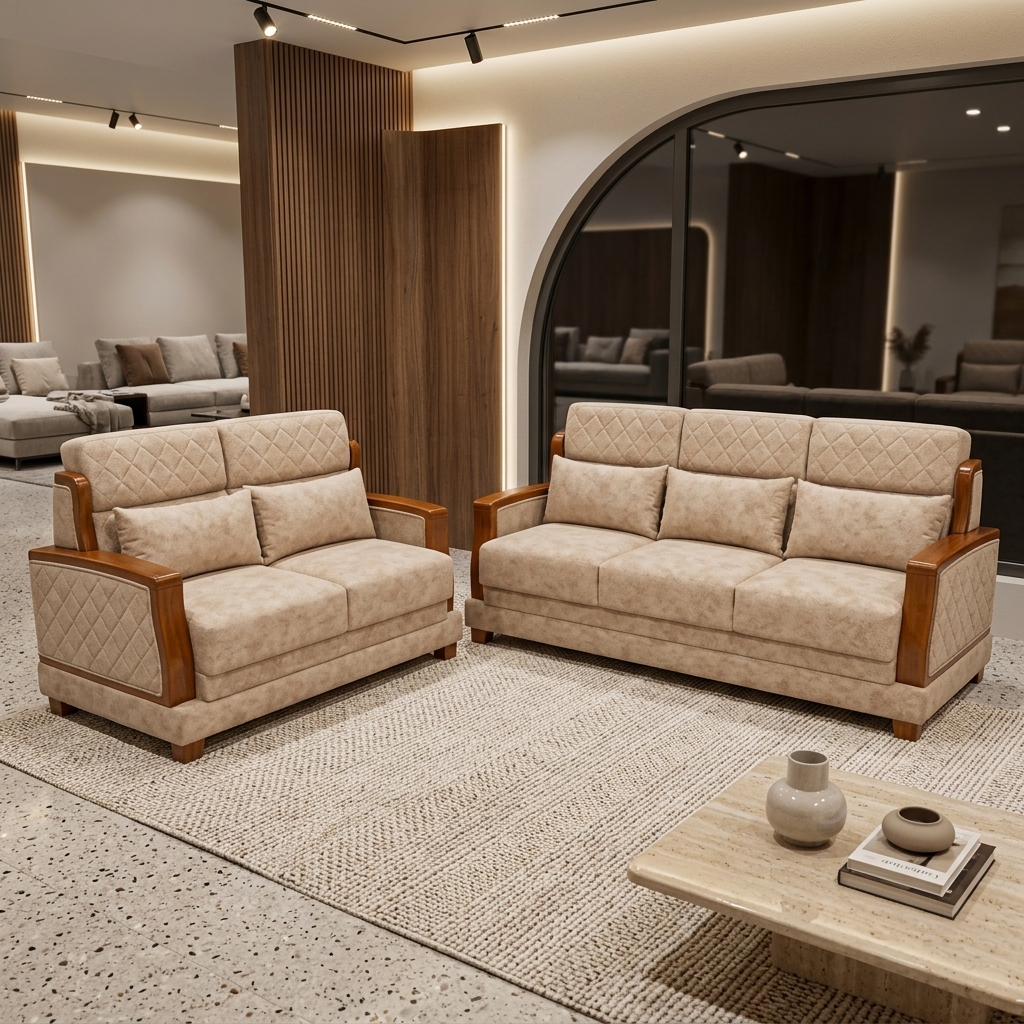VK MAGNIFICO 2 SEATER SOFA — VK Furniture & Electronics | VK Furniture Mangalore