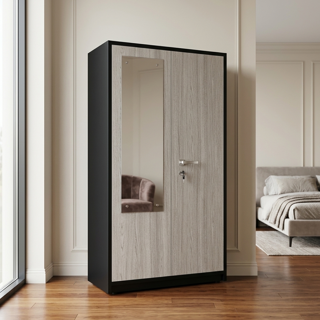 VK ONYX ALMIRAH ( 2 DOOR) — VK Furniture & Electronics | VK Furniture Mangalore