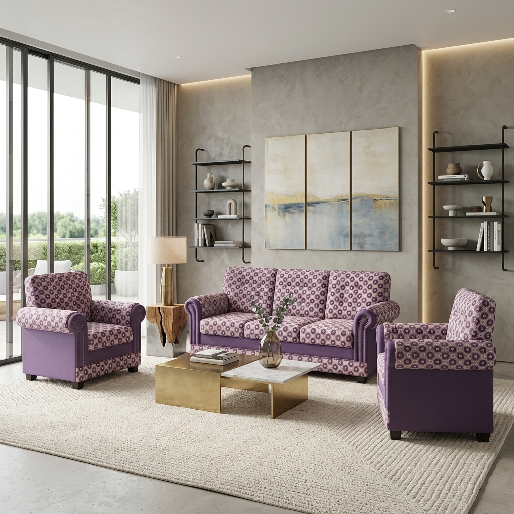 VK TAKIYA SOFA SET — VK Furniture & Electronics | VK Furniture Mangalore