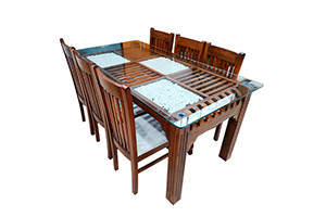 Deluxe Model 6 Seater Dining Set