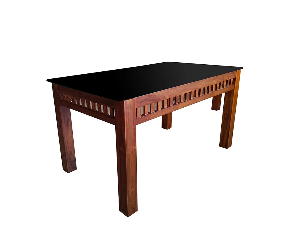 VK Mark Model 4 Seater With Bench Dining Set - VK Furniture | VK Furniture & Electronics Mangalore