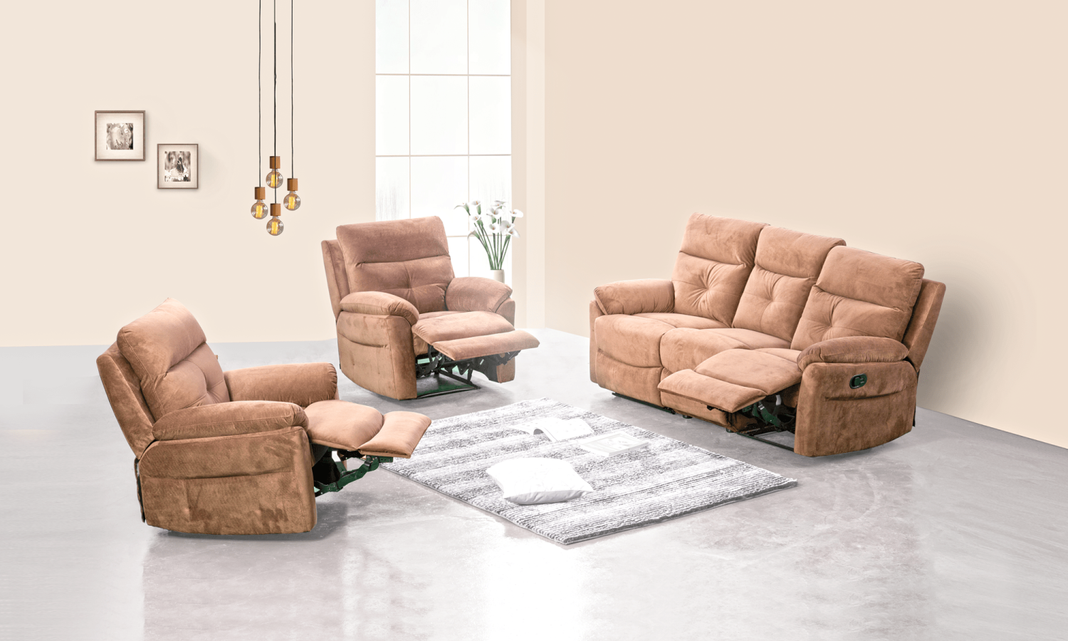 Victoria Recliner Set 3+1+1