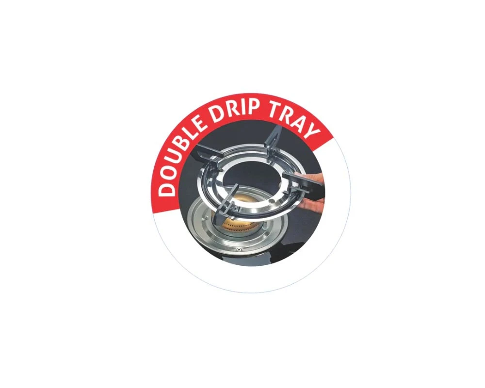 GLEN GAS STOVE 1043 GT HF BB DRIP TRAY BLACK - VK Furniture | VK Furniture & Electronics Mangalore