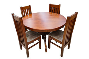 VK Galaxy Model wood 4 Seater Dining set