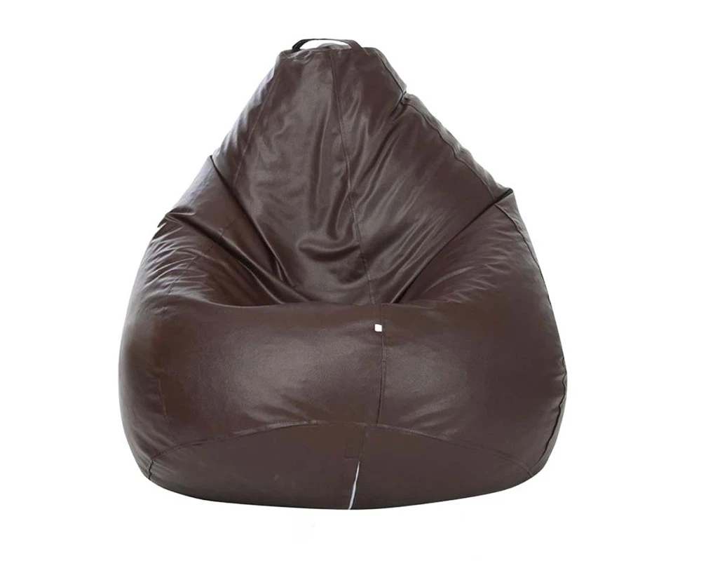 VK Premium Fabric Classic Brown Bean Bag XXL Filled With Beans - VK Furniture | VK Furniture & Electronics Mangalore