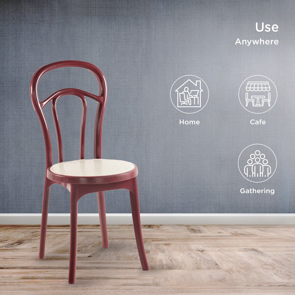 Nilkamal CHR 4040 without Cushion Armless Chair - Nilkamal | VK Furniture & Electronics Mangalore