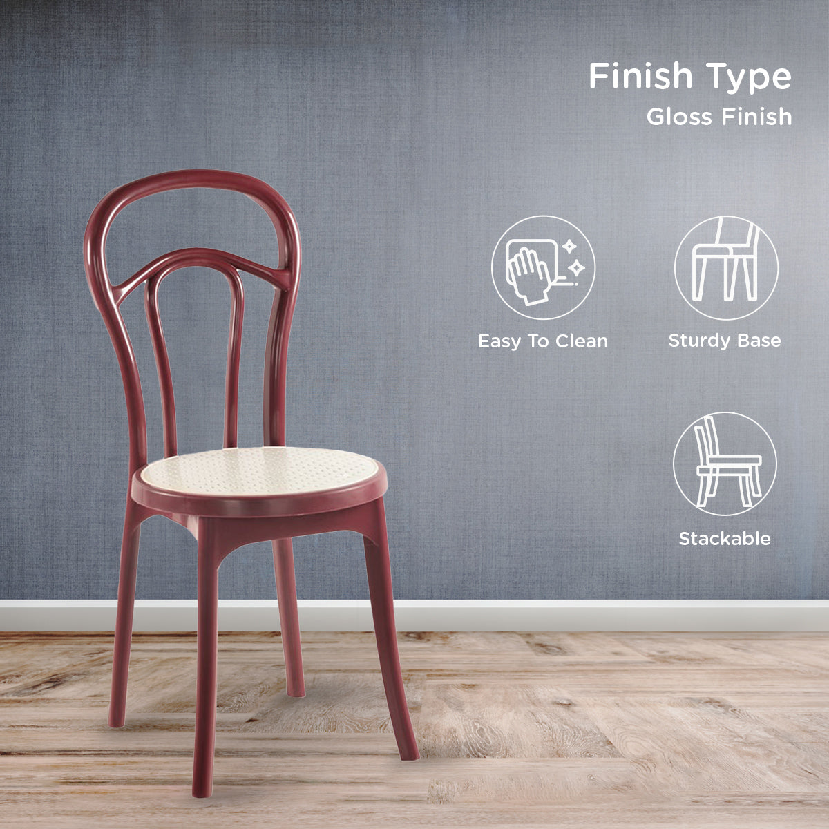Nilkamal CHR 4040 without Cushion Armless Chair - Nilkamal | VK Furniture & Electronics Mangalore