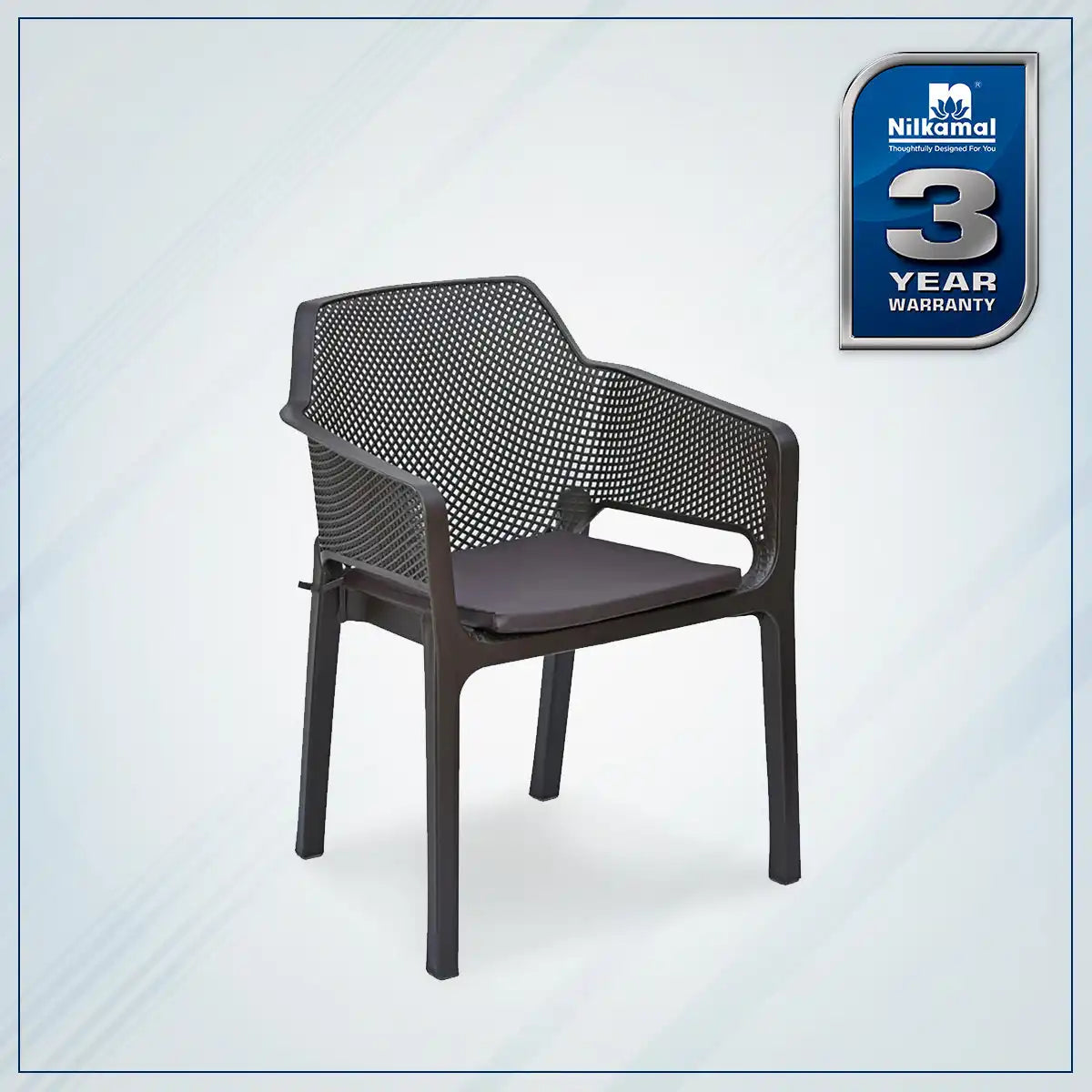 Nilkamal Captain Chair with Leatherette Cushion - Nilkamal | VK Furniture & Electronics Mangalore