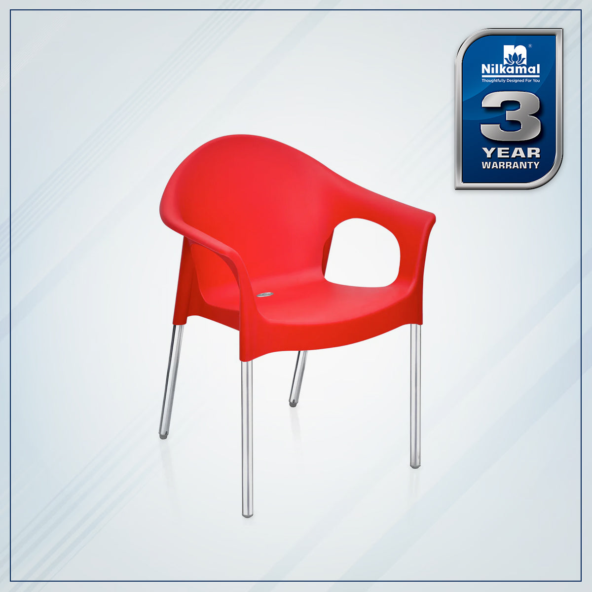 Nilkamal Novella 09 Plastic Arm Chair - Nilkamal | VK Furniture & Electronics Mangalore