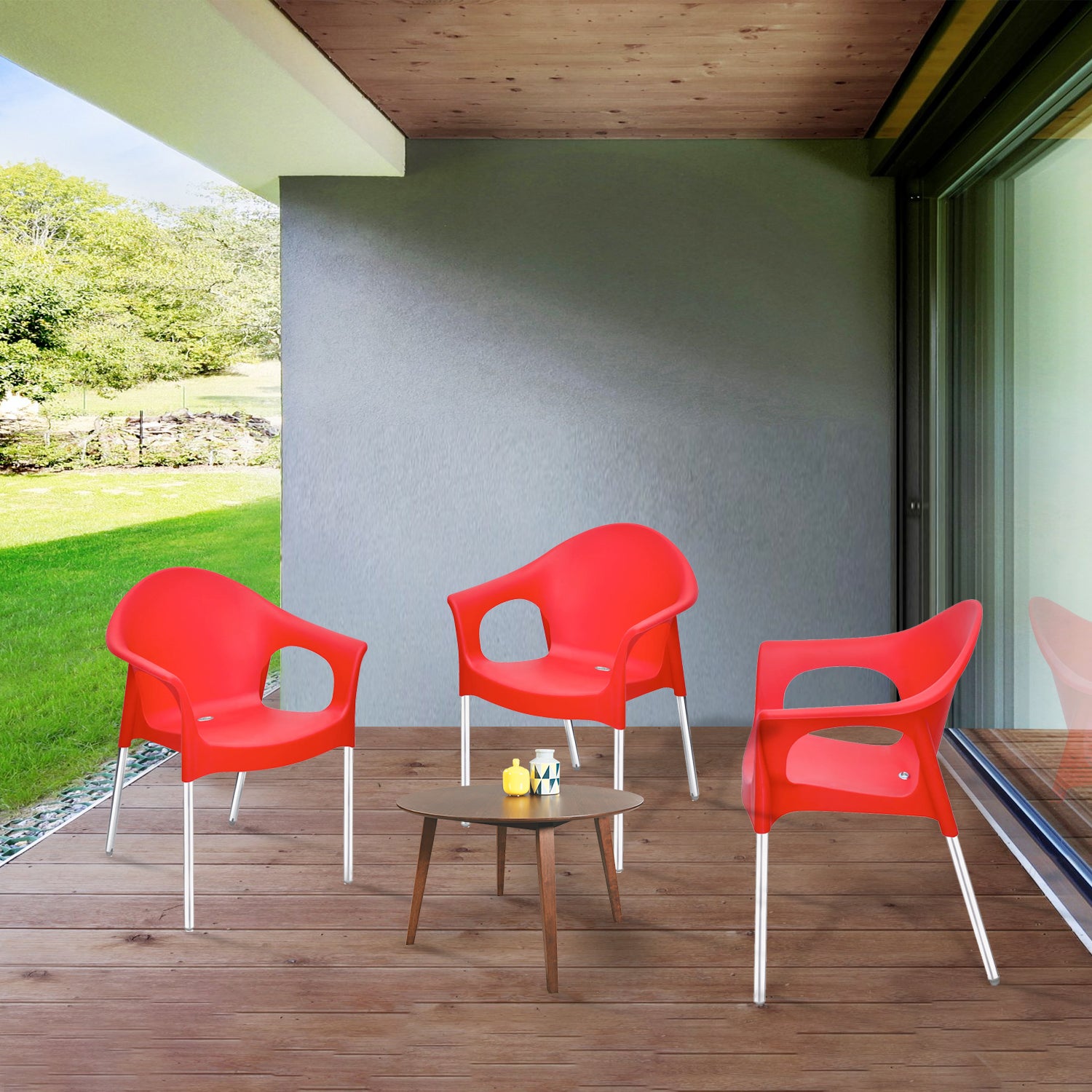 Nilkamal Novella 09 Plastic Arm Chair - Nilkamal | VK Furniture & Electronics Mangalore
