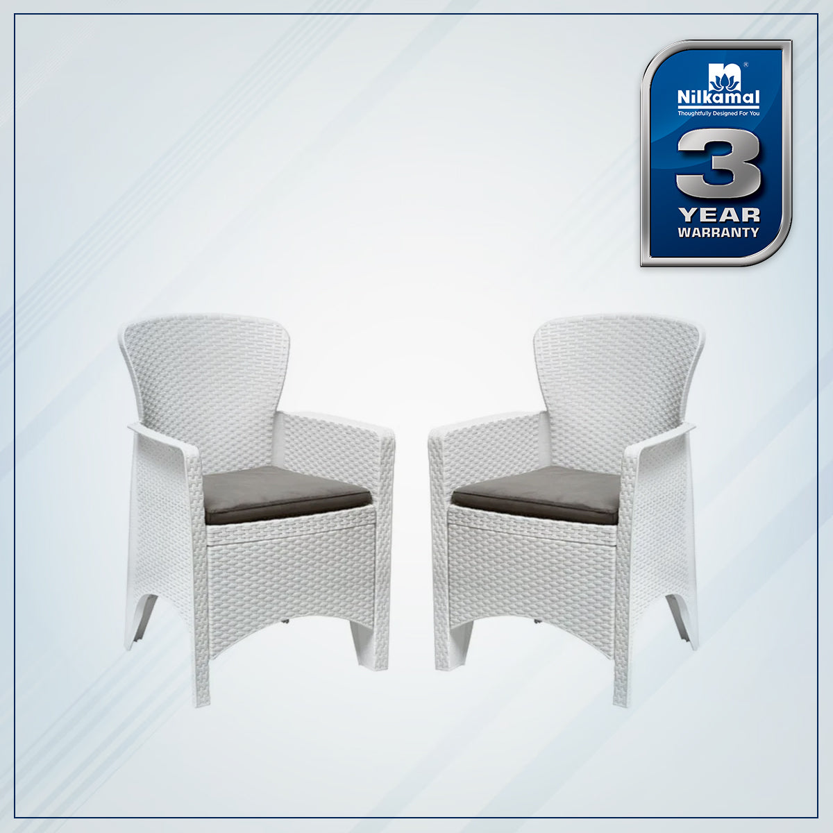 Nilkamal Breeze Outdoor Chairs with Cushion - Nilkamal | VK Furniture & Electronics Mangalore