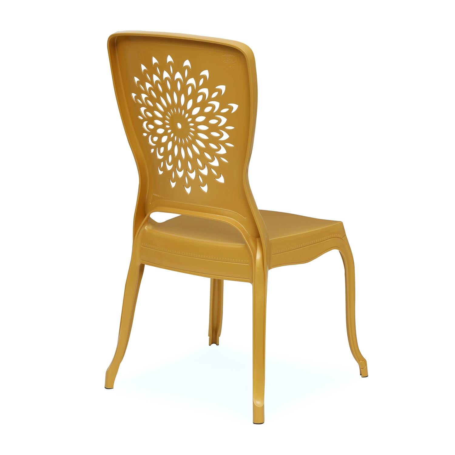 Nilkamal Aura Plastic Chair (Gold) - Nilkamal | VK Furniture & Electronics Mangalore