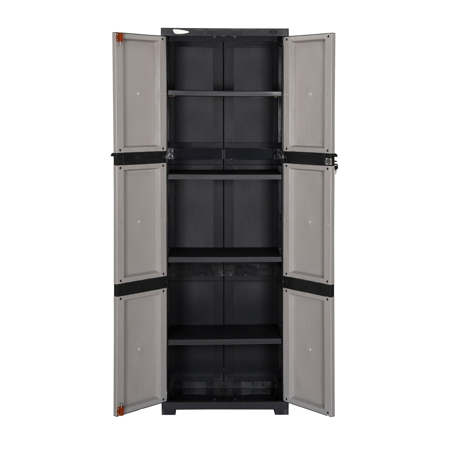 Nilkamal Freedom Mini Large (FML) Plastic Cabinet for Storage(Grey/Charcoal Grey) - Nilkamal | VK Furniture & Electronics Mangalore