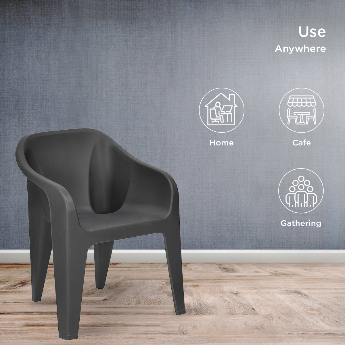 Nilkamal Eeezy Go Plastic Arm Chair - Nilkamal | VK Furniture & Electronics Mangalore