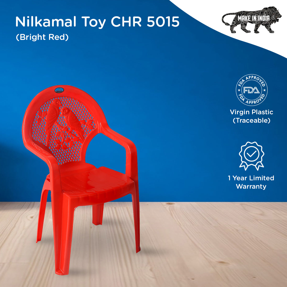 Nilkamal Toy CHR5015 Plastic Kids Arm Chair - Nilkamal | VK Furniture & Electronics Mangalore