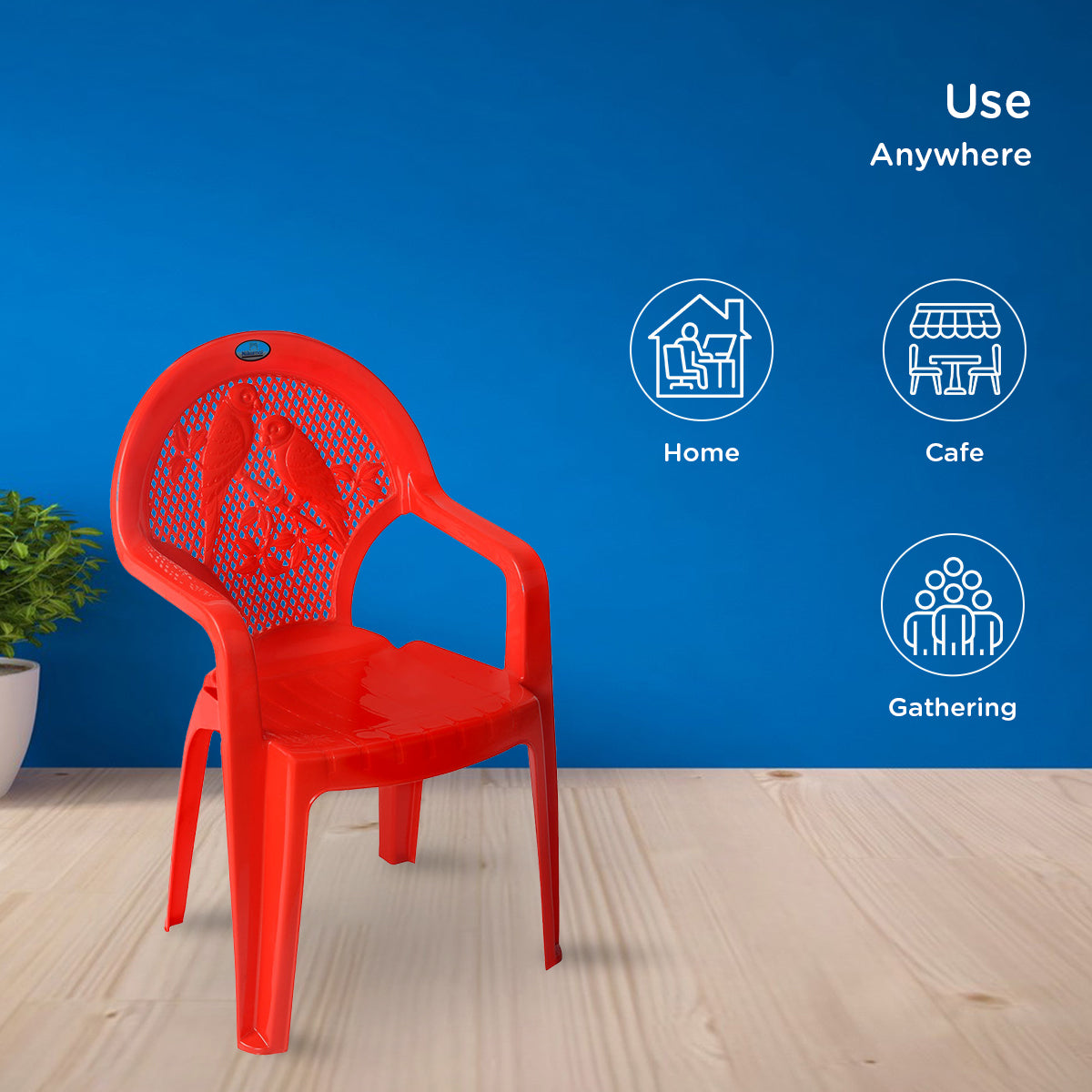 Nilkamal Toy CHR5015 Plastic Kids Arm Chair - Nilkamal | VK Furniture & Electronics Mangalore