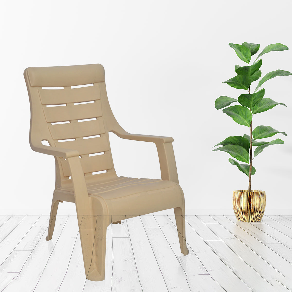 Nilkamal Sunday Plastic Arm Chair - Nilkamal | VK Furniture & Electronics Mangalore