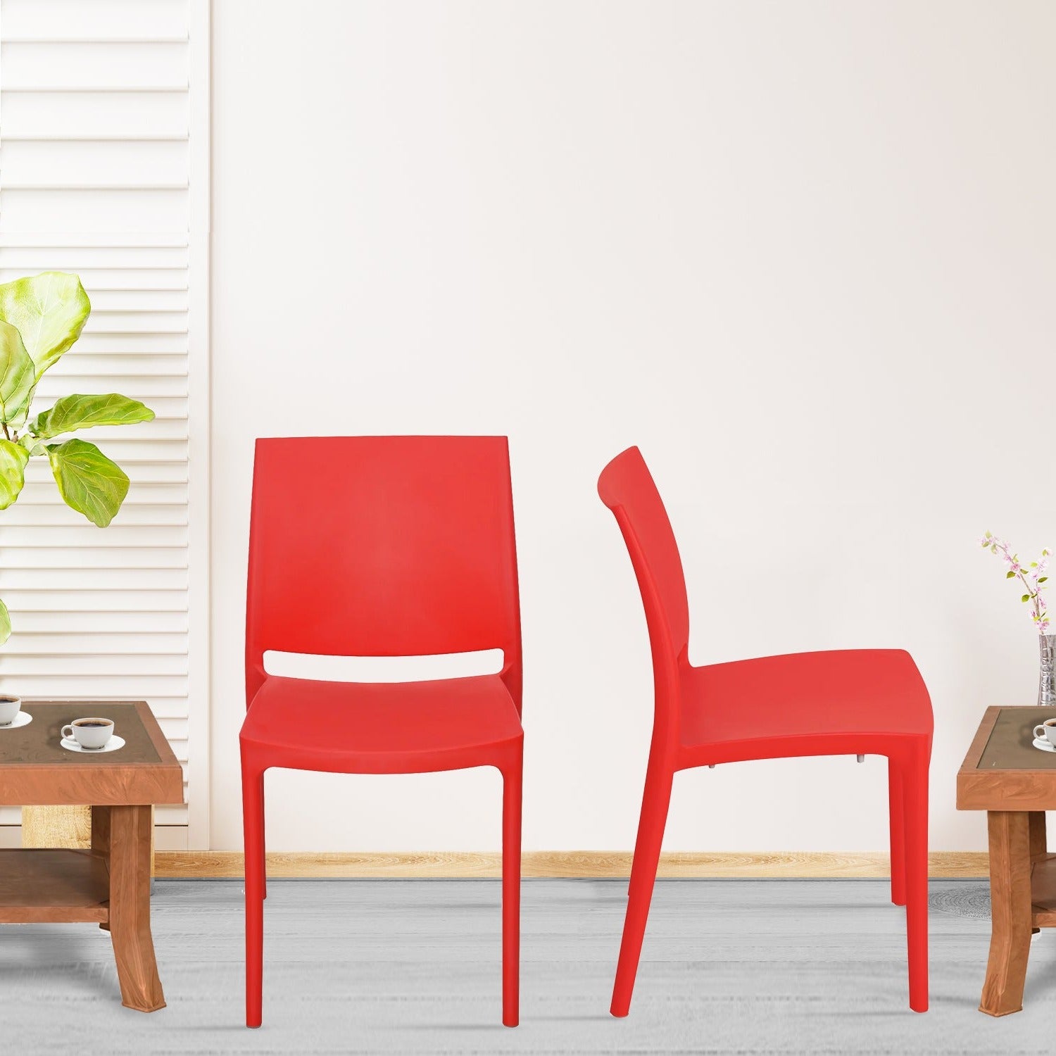 Nilkamal Novella 08 Plastic Armless Chair - Nilkamal | VK Furniture & Electronics Mangalore