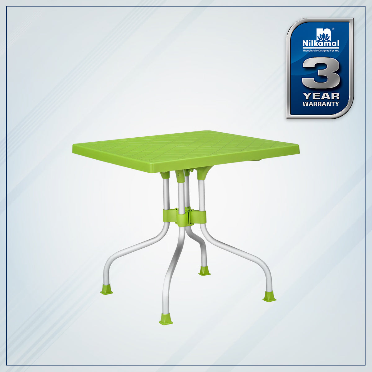 Nilkamal Orchid 4 Seater Plastic Dining Table - Nilkamal | VK Furniture & Electronics Mangalore