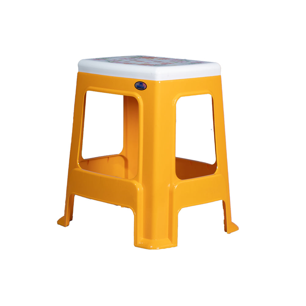 Nilkamal Floral Top Plastic Stool - Nilkamal | VK Furniture & Electronics Mangalore