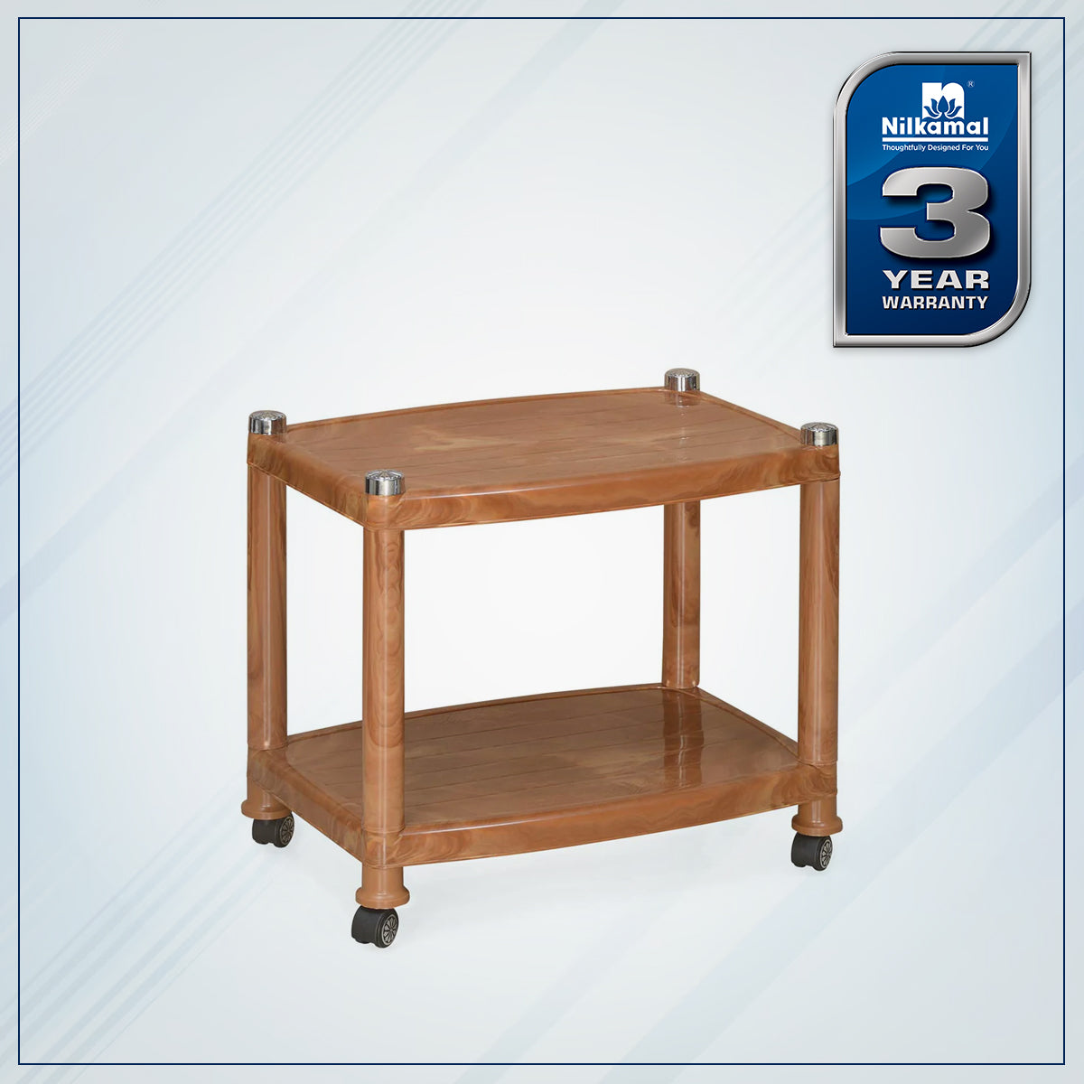 Nilkamal Centro Table 02 (Pear Wood) - Nilkamal | VK Furniture & Electronics Mangalore