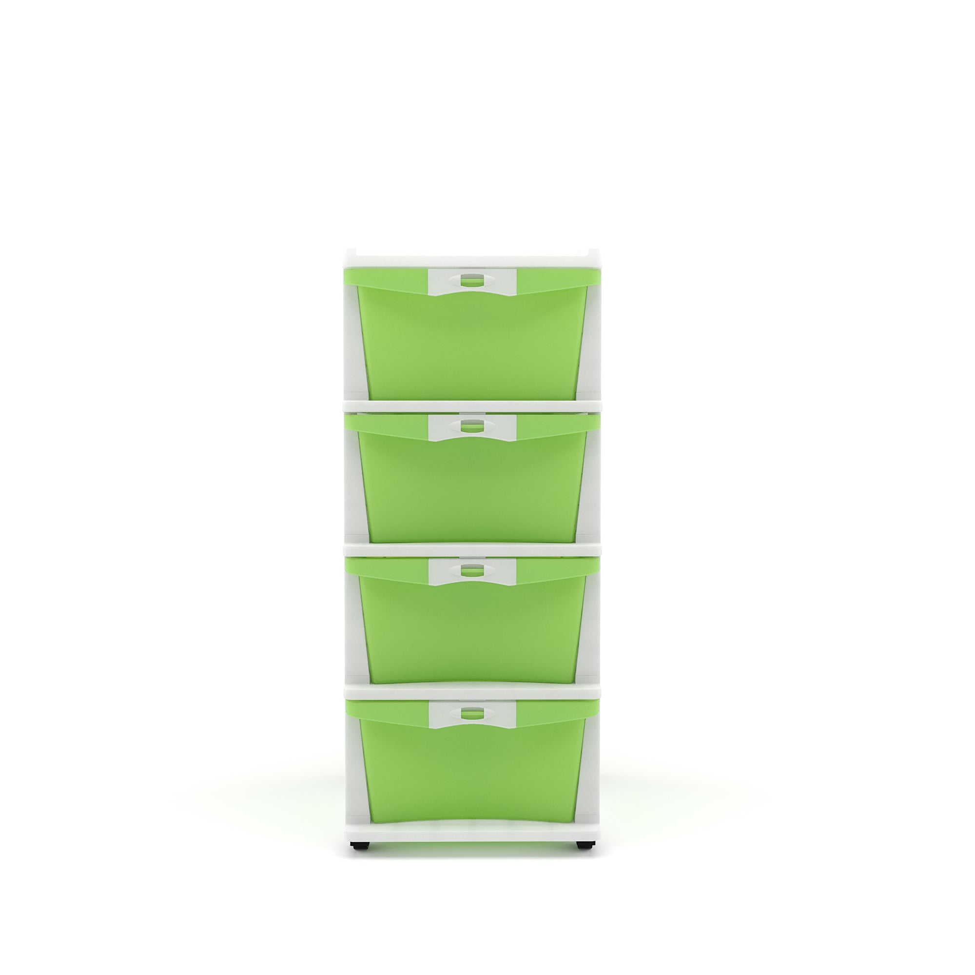 Nilkamal CHTR24 Four Layers Chest of Drawer (Cream and Pastel Green) - Nilkamal | VK Furniture & Electronics Mangalore
