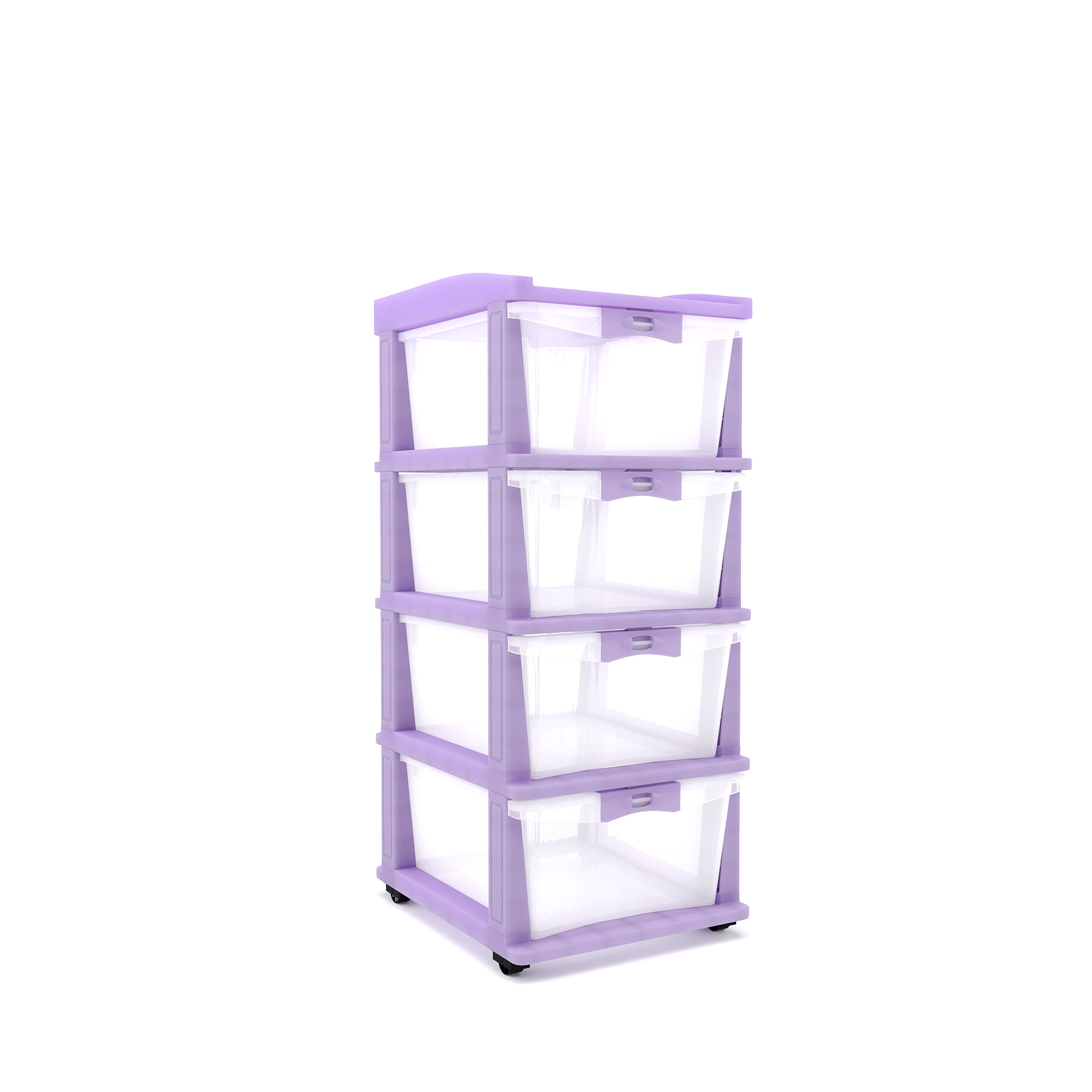 Nilkamal CHTR24 Four Layers Chest of Drawer (Voilet) - Nilkamal | VK Furniture & Electronics Mangalore