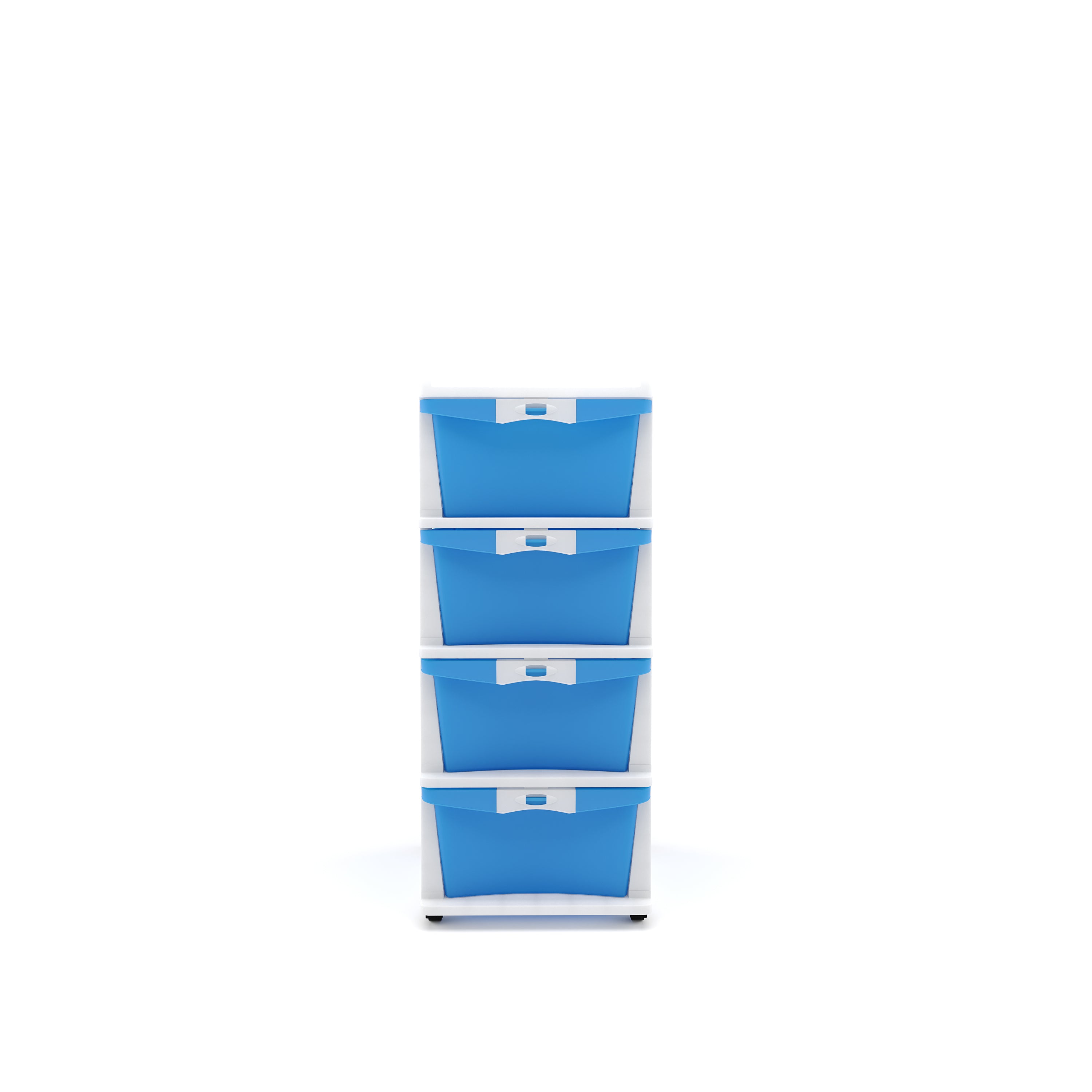 Nilkamal CHTR24 Four Layers Chest of Drawer (Blue and Cream) - Nilkamal | VK Furniture & Electronics Mangalore