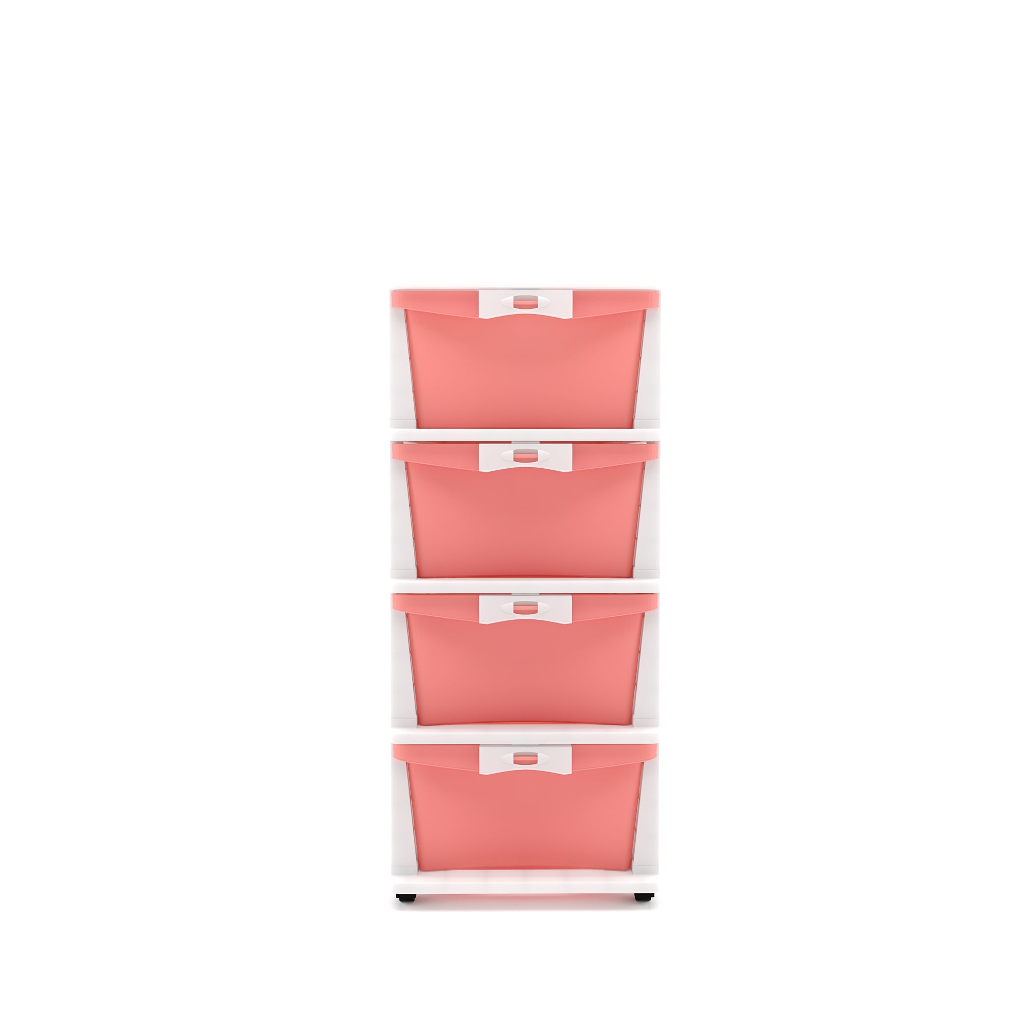 Nilkamal CHTR24 Four Layers Chest of Drawer (Pink and Cream) - Nilkamal | VK Furniture & Electronics Mangalore
