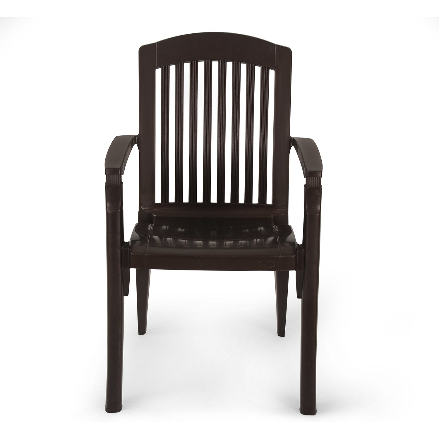 Nilkamal Heritage Plastic Arm Chair (Weather Brown) - Nilkamal | VK Furniture & Electronics Mangalore